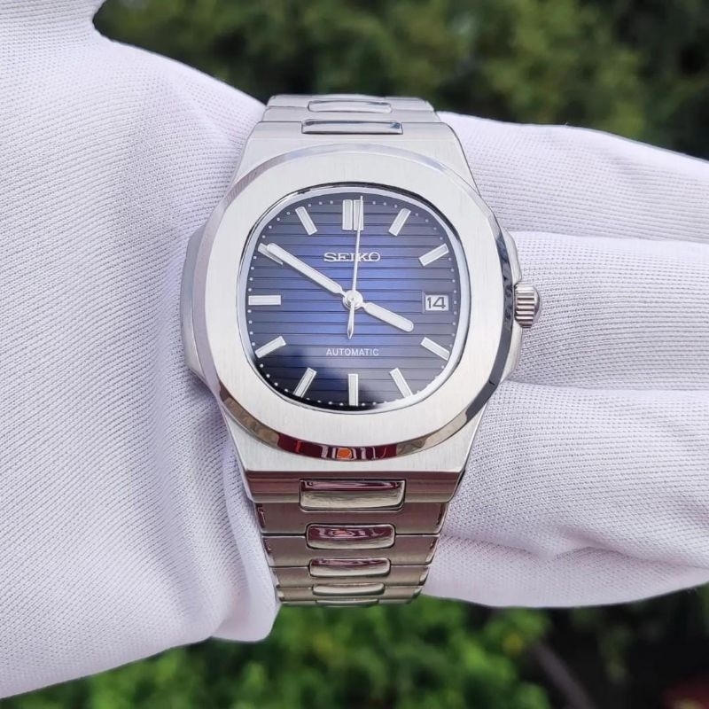 Jam tangan SEIKO Mod Custom Automatic Japan NH35A Original Stainless steel include box