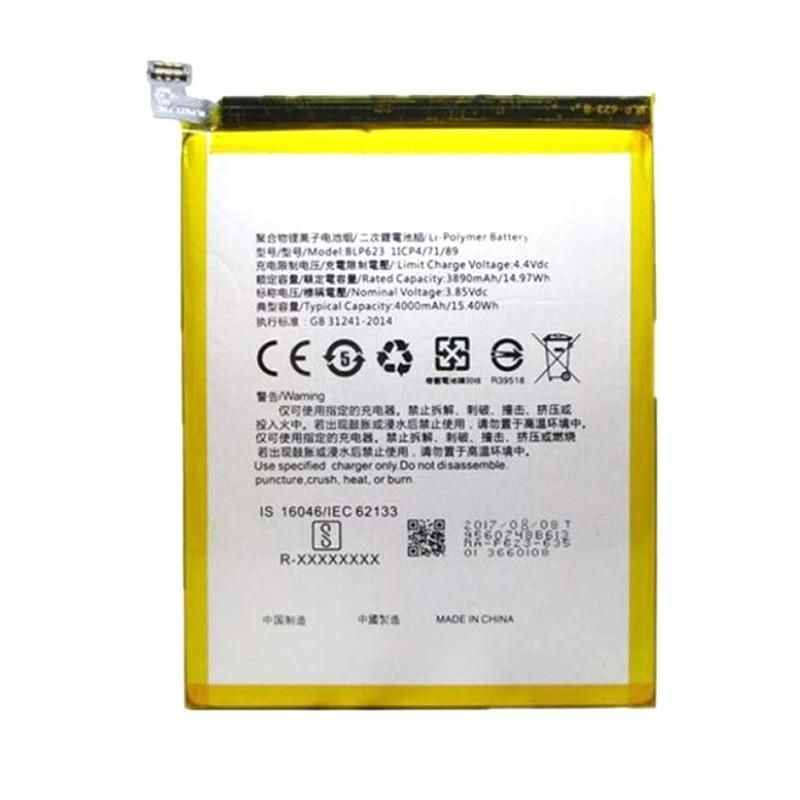 OPPO BATERAI SMARTPHONE UNTUK OPPO F3+R9S BLP 623 ORIGINAL