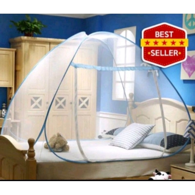 RB Kelambu Lipat Kelambu Dewasa Kelambu Tidur Anti Nyamuk