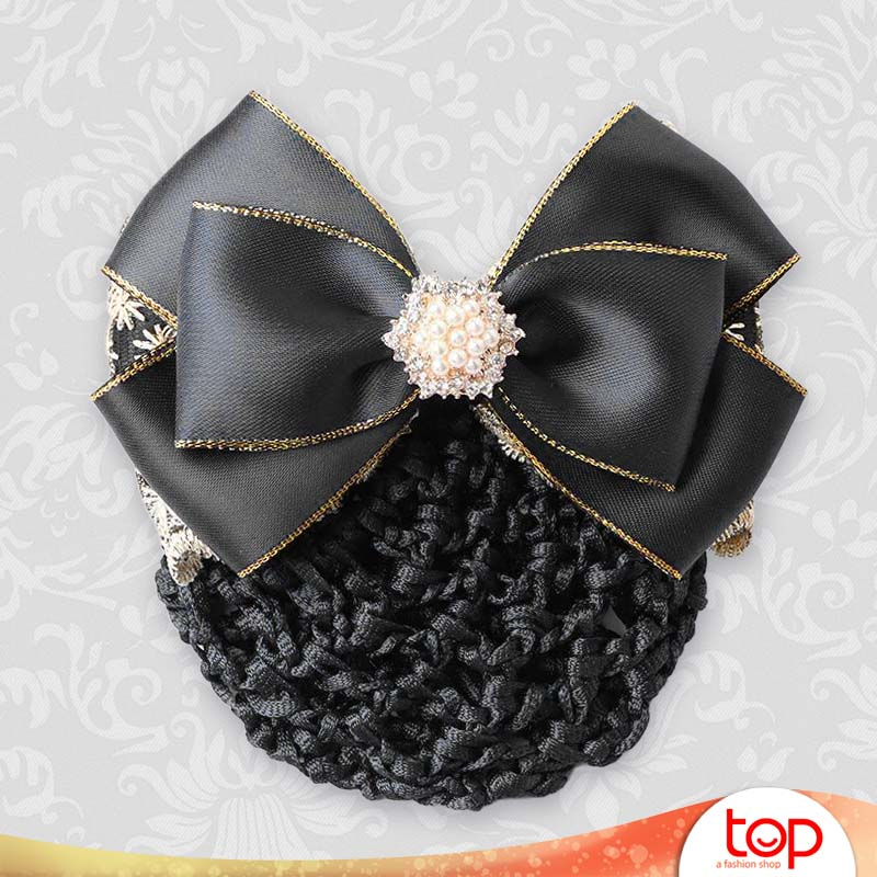 Jepit Rambut Harnet Pita Diamond/ Aksesoris Rambut hairnet /Jepitan Pita Intan Zircone /Hair Clip