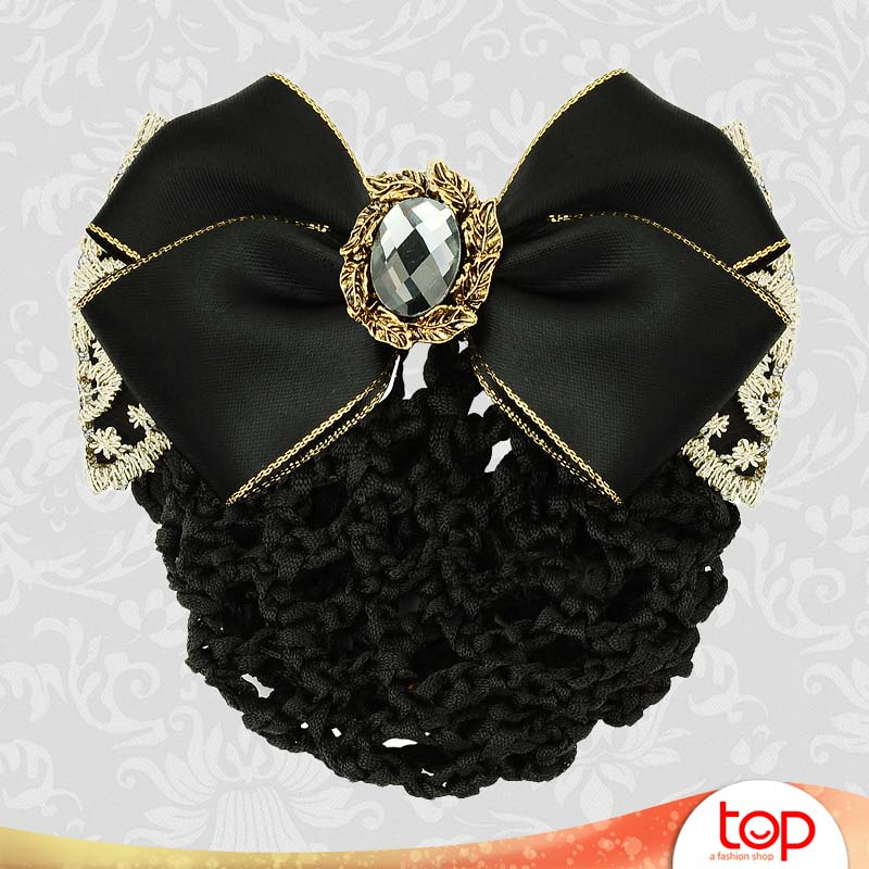 Jepit Rambut Harnet Pita Diamond/ Aksesoris Rambut hairnet /Jepitan Pita Intan Zircone /Hair Clip