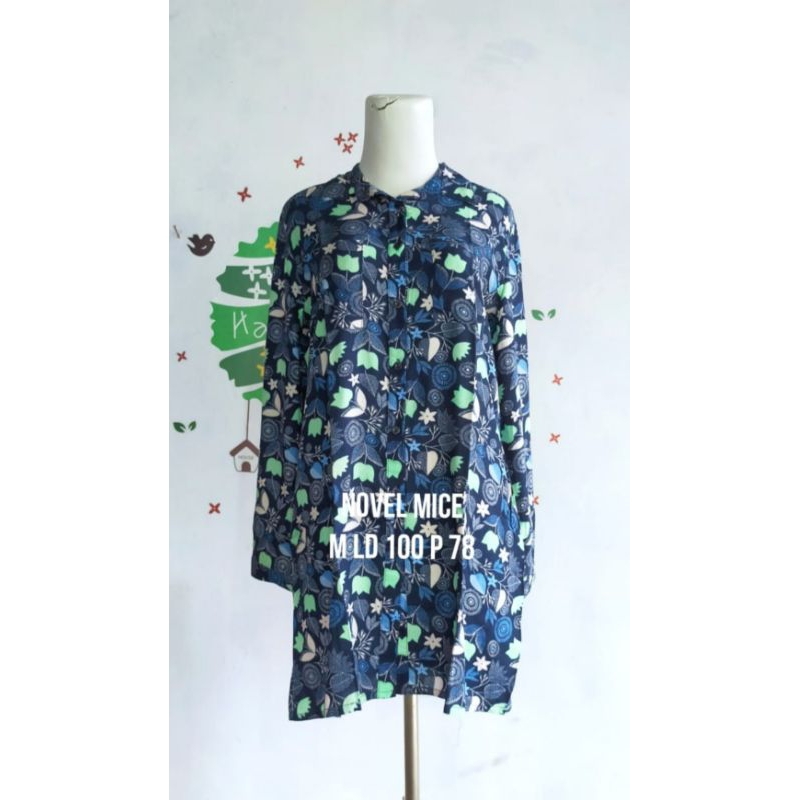 Sale Kemeja Tunik Wanita Remaja Dewasa Novel Mice