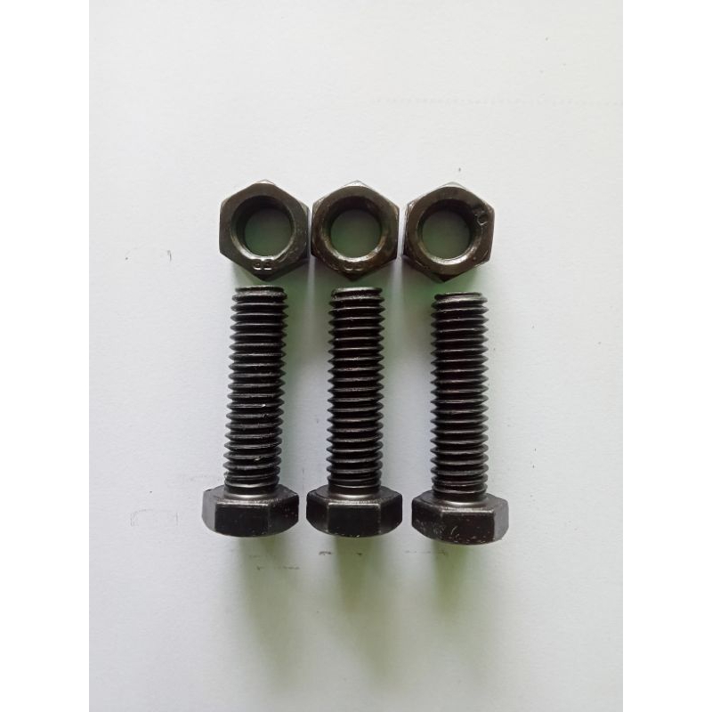 Baut Mur Hitam Kunci 16 mm( UNC 7/16 x 2 inch)