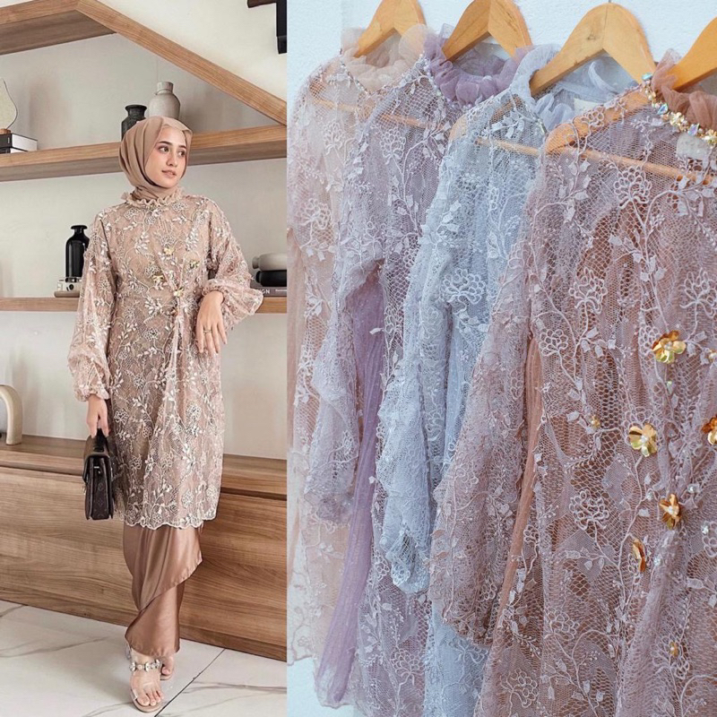 JALEELA - KALINA grey (Atasan only-inner include) NEW harga murah