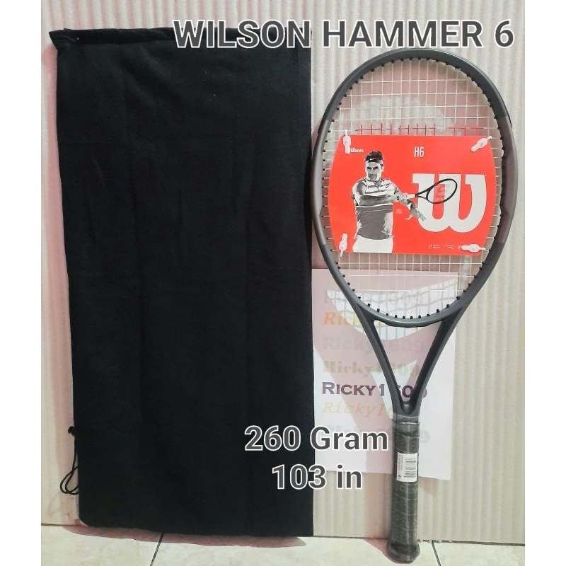 RAKET TENIS WILSON H6 - WILSON HAMMER 6 - VERSION 1.0 - ORIGINAL WILSON