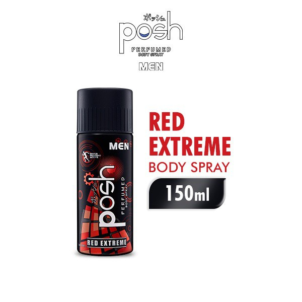 POSH Men Red Extreme Spray Botol 150ML