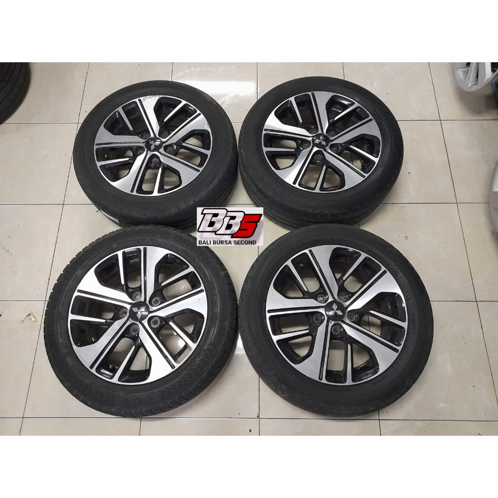 velg mobil bekas xpander ring 16 & ban dunlop 205/55