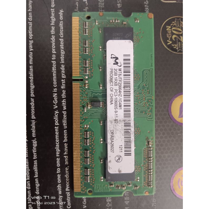 Ram 2GB DDR 3 & DDR3L Sodim