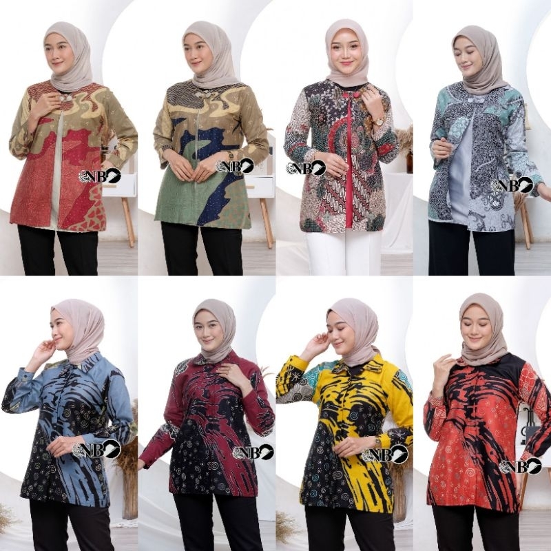 ATASAN BATIK BLOUSE M L XL XXL