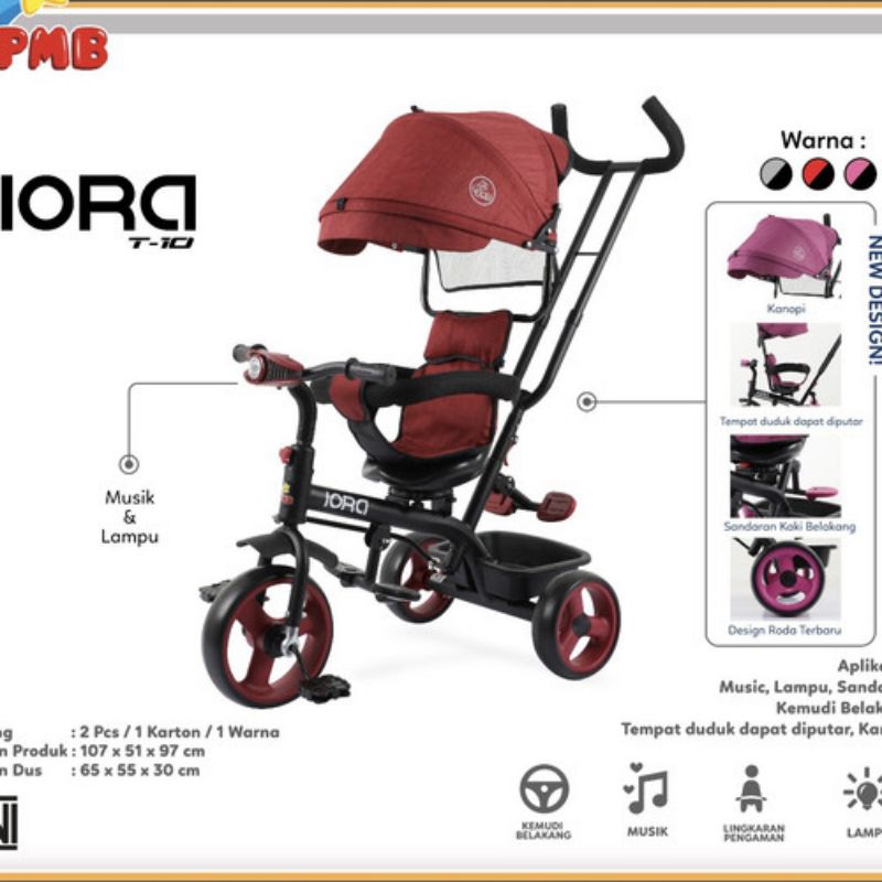 SEPEDA RODA TIGA IORA T10