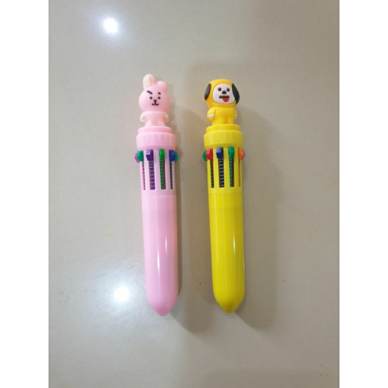 

Pulpen BTS BT21 / Pena Cetek 10 Warna