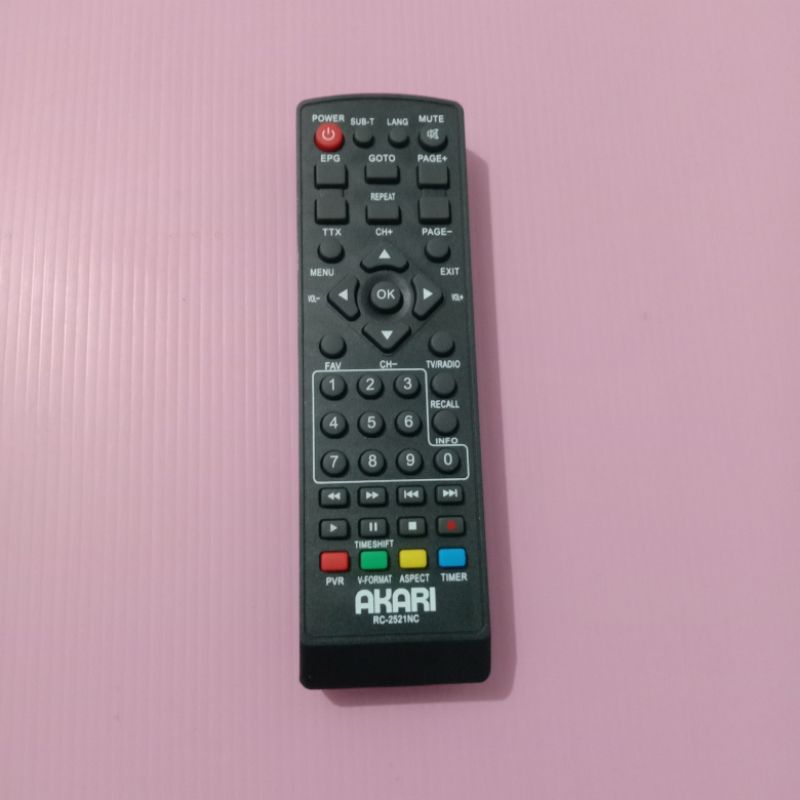 Remote set top box STB AKARI ADS 525 Original / Remote AC AKARI Original