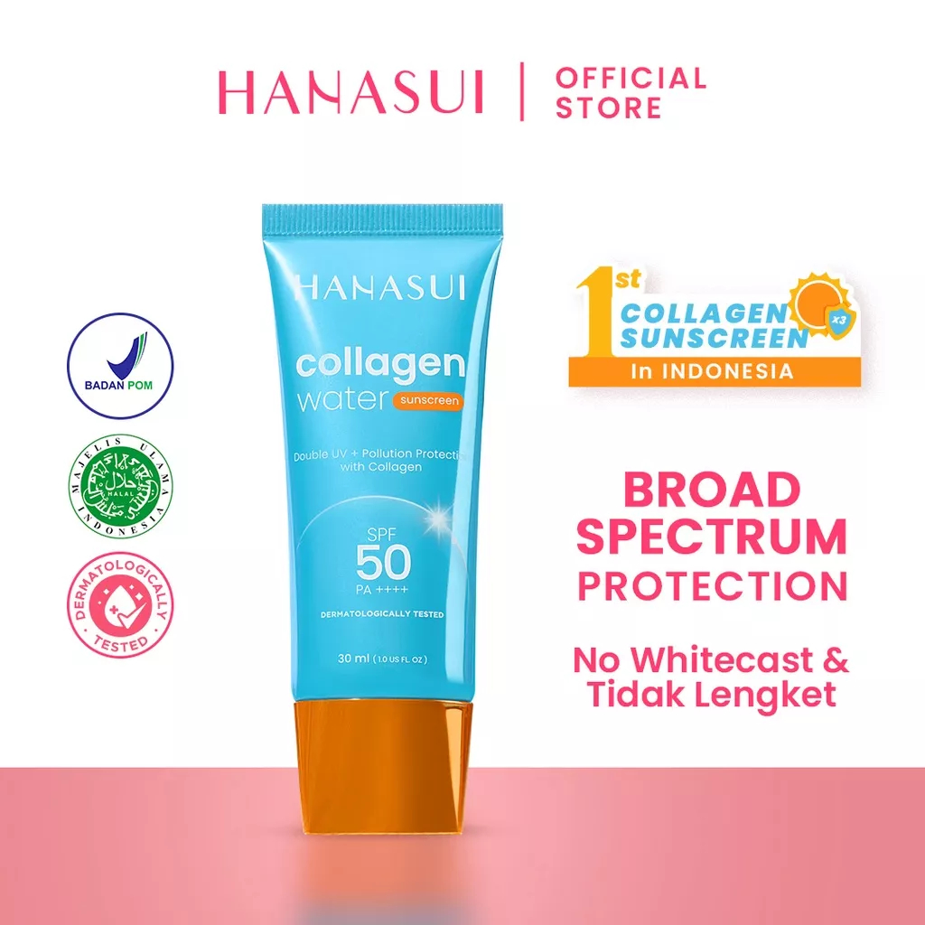 HANASUI SUNSCREEN COLLAGEN WATER SUNSCREEN 30gram