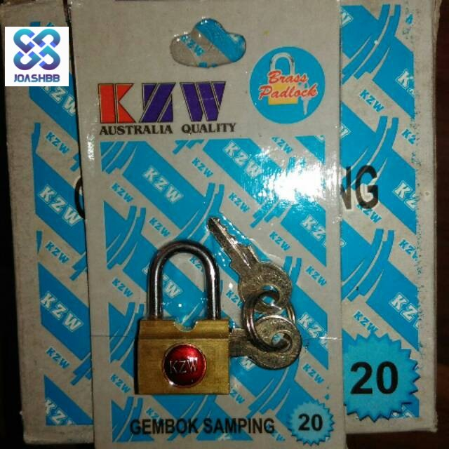 [1 buah] Gembok Samping 20mm / Gembok Koper / Gembok Tas / Gembok Kecil