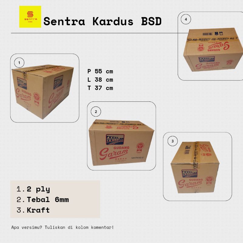 

Kardus Besar Bekas Jumbo 2ply Untuk Packing / Pindahan P55 x L38 x T37