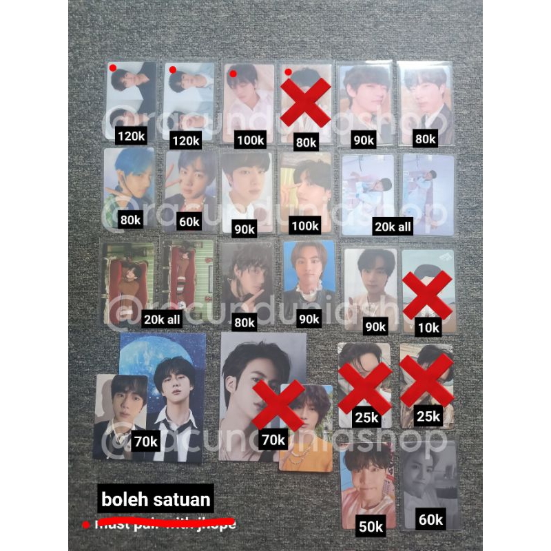 

PC official BTS Taehyung Seokjin pc bts v jin