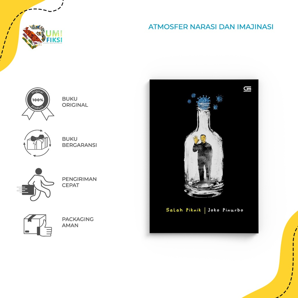 Buku Novel Salah Piknik - Joko Pinurbo - Gramedia - Gratis Biaya Packing