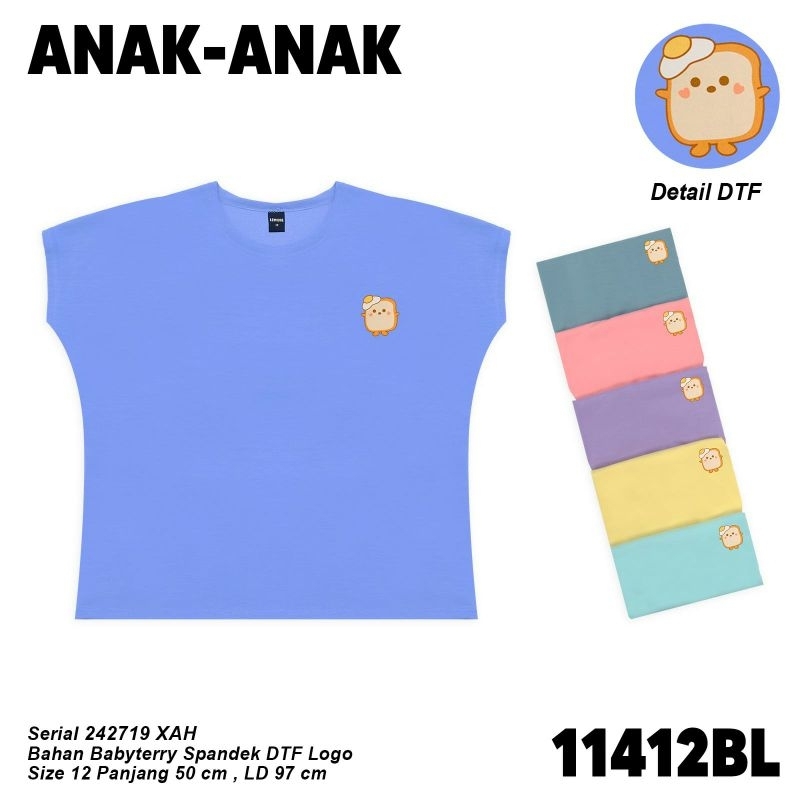 ATASAN ANAK 5-8 tahun bahan babytery spandek merk LEMONE