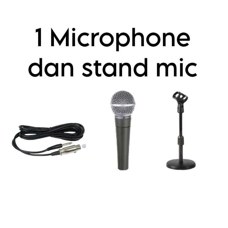 Paket Karaoke Sound System Linkmaster 10 Inch Ampli Bluetooth equalizer 4 Input Microphone