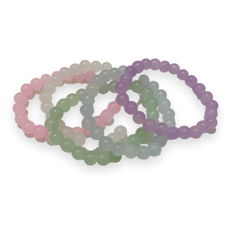 Gelang Elastis Water Beads Elastic Bracelet Stone