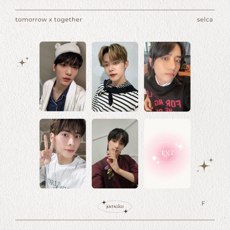 [TXT] PHOTOCARD SELCA 3 TOMORROW X TOGETHER