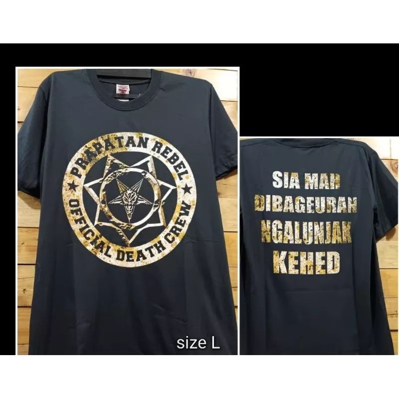 Kaos Prapatan Rebel Original / ssize L