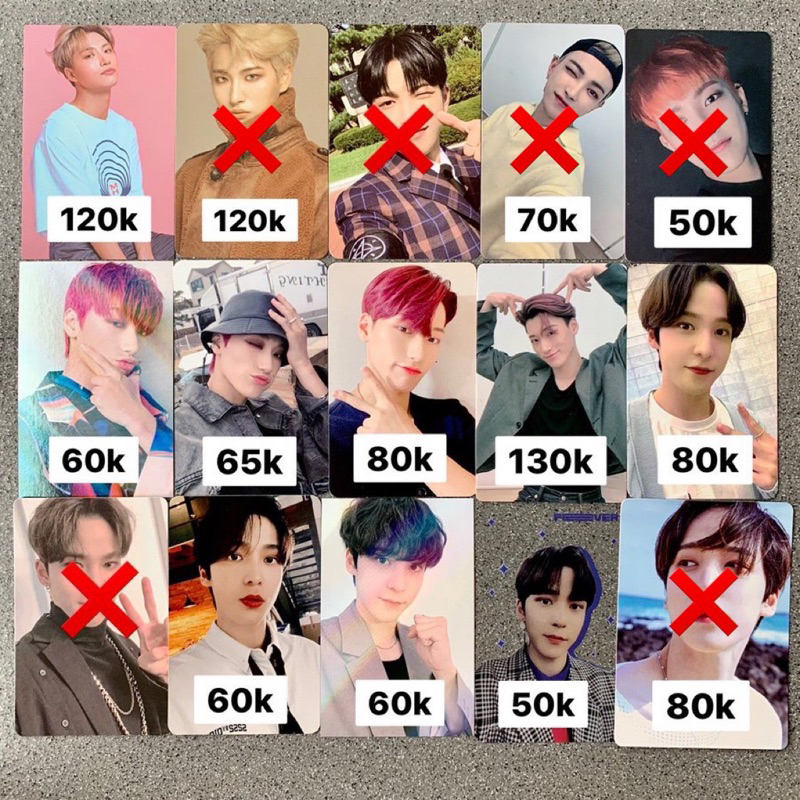 ATEEZ OFFICIAL PHOTOCARD MAKESTAR MS A C FEVER EPILOGUE SEONGHWA YUNHO HONGJOONG SAN WOOYOUNG FEVER 