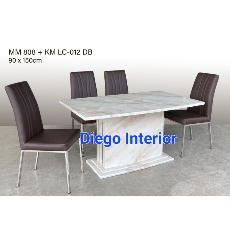 Meja Makan Marmer 4 Kursi Meja Makan Marmer 6 Kursi