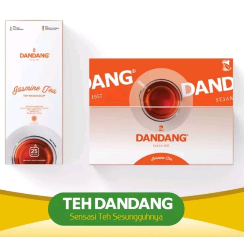 TEH DANDANG JASMINE , TEH CELUP 50 Gram(isi 25 bag)