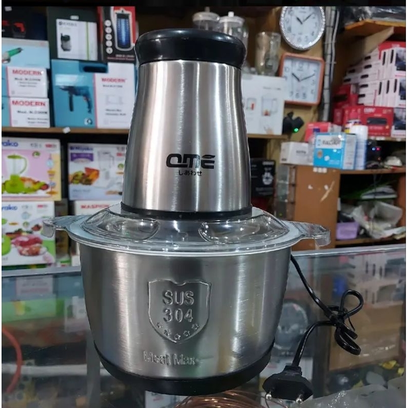 blender daging stenlisssteel  merek QME