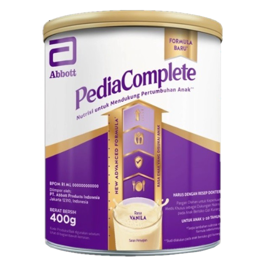 

PEDIASURE COMPLATE | VANILLA 400GR | NUTRISI UNTUK MENDUKUNG PERTUMBUHAN ANAK