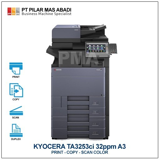 Mesin Fotocopy Printer Hasil Terbaik Murah Kuat Kyocera TA3253ci