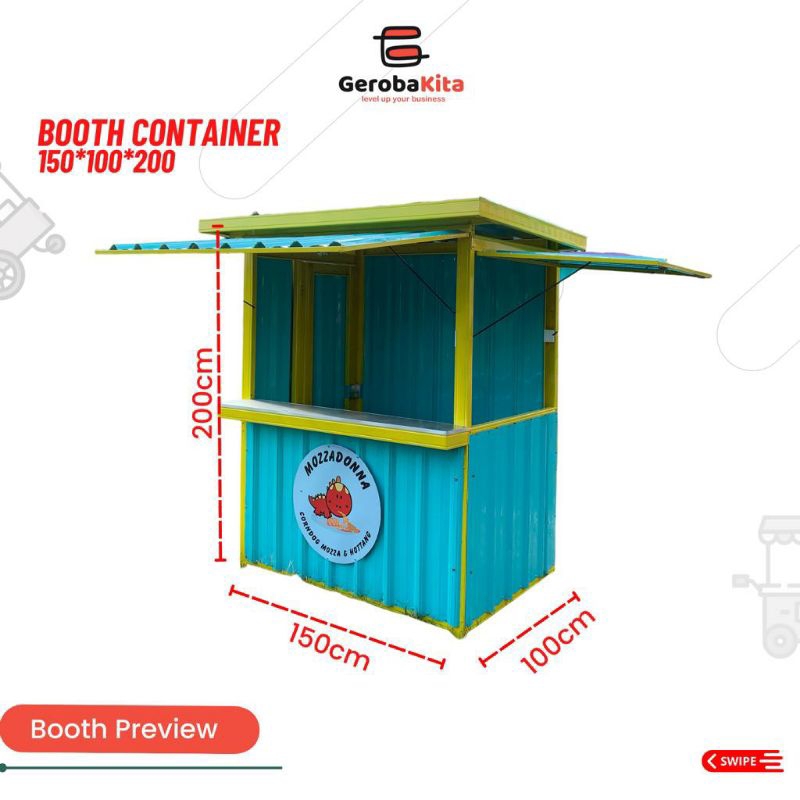 Booth Kontainer/ Kontainer Murah