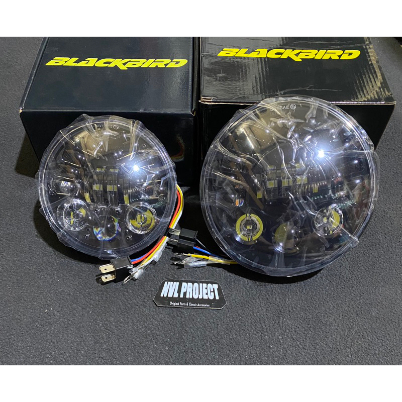 Daymaker 16 Led 16 & 19 titik 5.75 inc dan 7inc BlackBird
