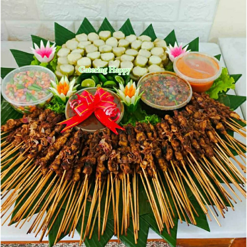 

Sate tampah/ Tumpeng sate/ Sate/ CateringHappy/ Tumpeng HappyJakarta