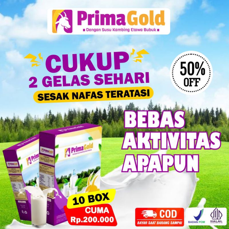 

Prima Gold Susu Kambing Etawa Bubuk Original Murah Meredakan Sesak Nafas Batuk Menahun Asma Paru Paru Nyeri Tulang Nyeri Sendi Pegal Linu Asam UraUrat