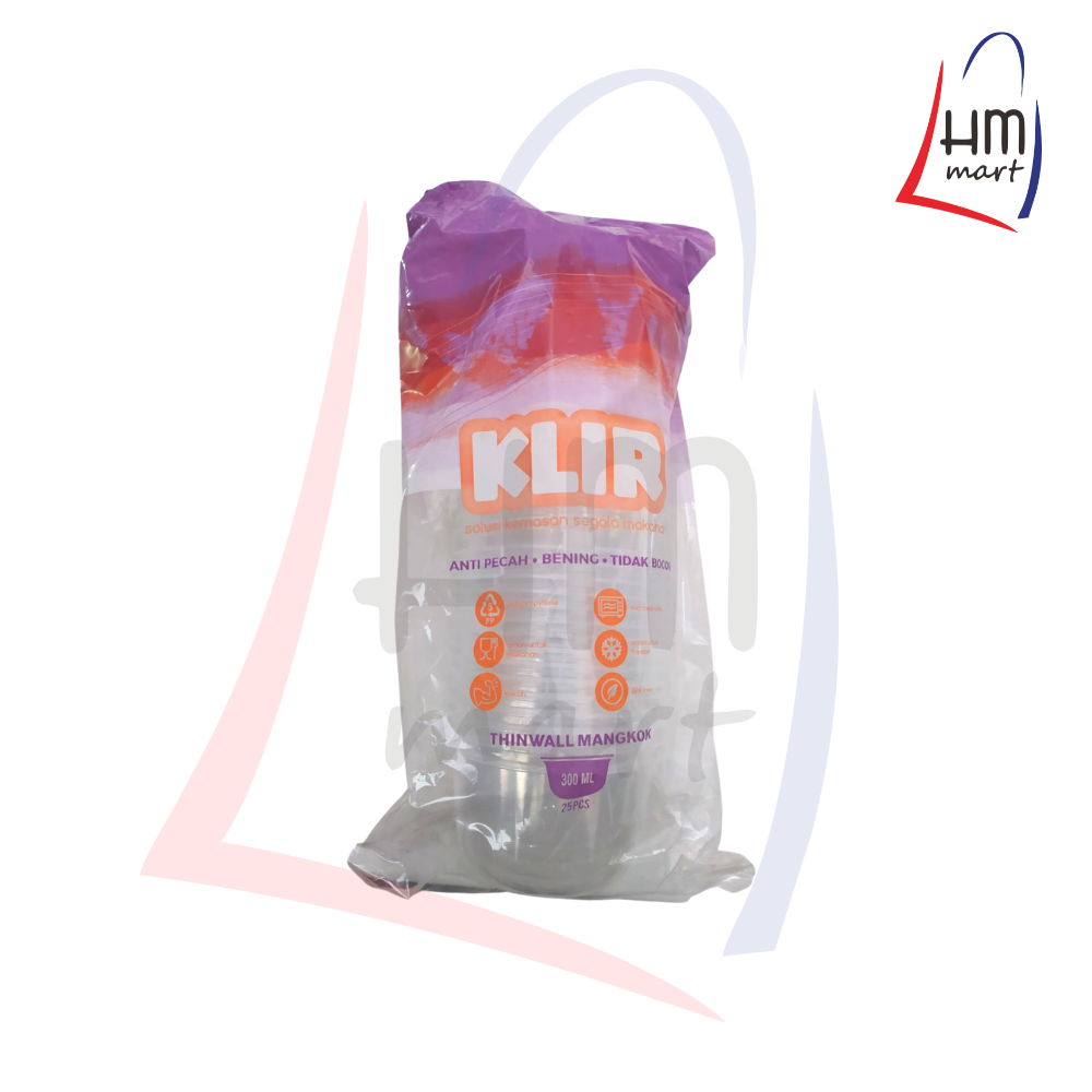 Thinwall Mangkuk 300ml Klir