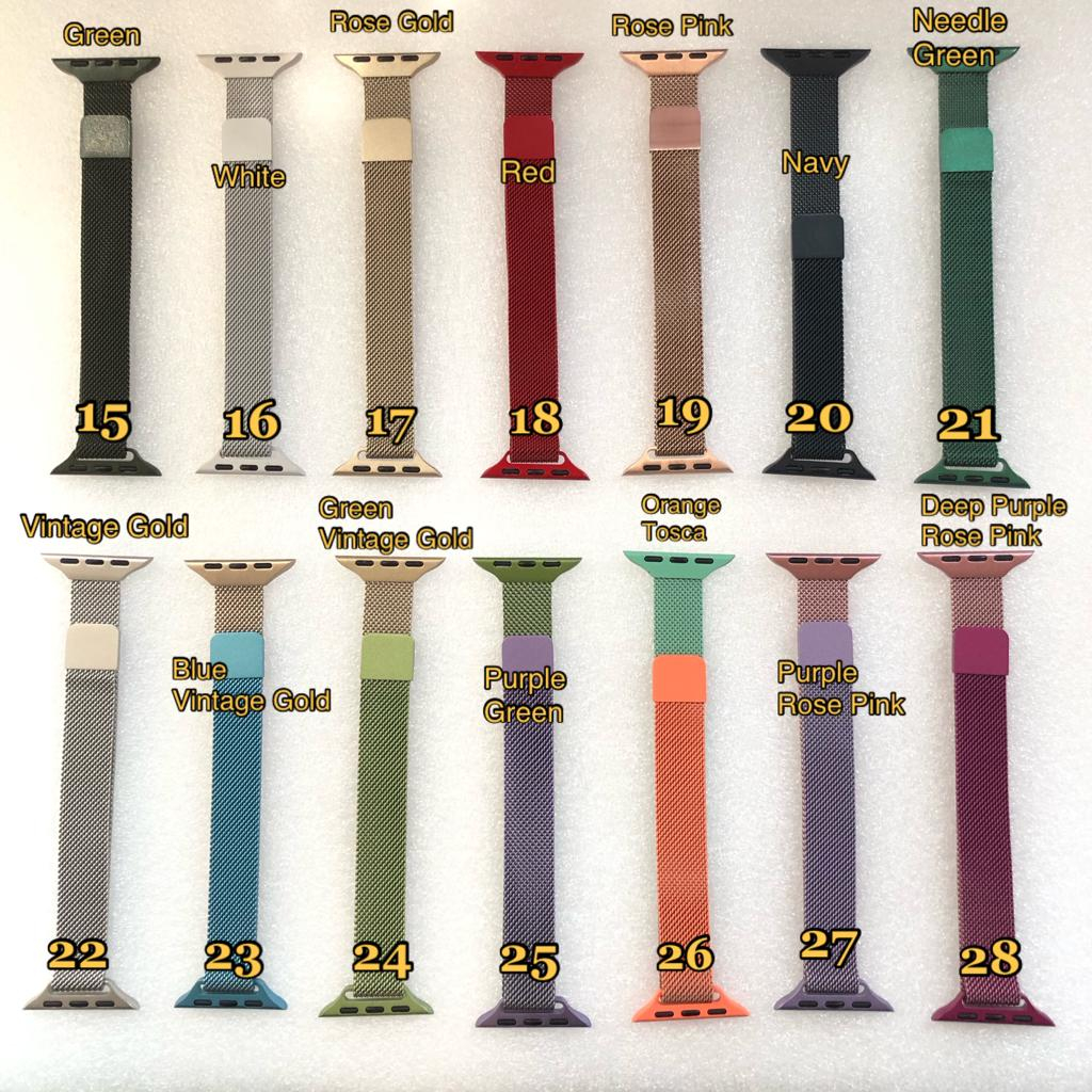 Strap Apple Watch Slim Small Wrist Magnetic Milanese Band iWatch Series 1/2/3/4/5/SE/6/7/8/Ultra