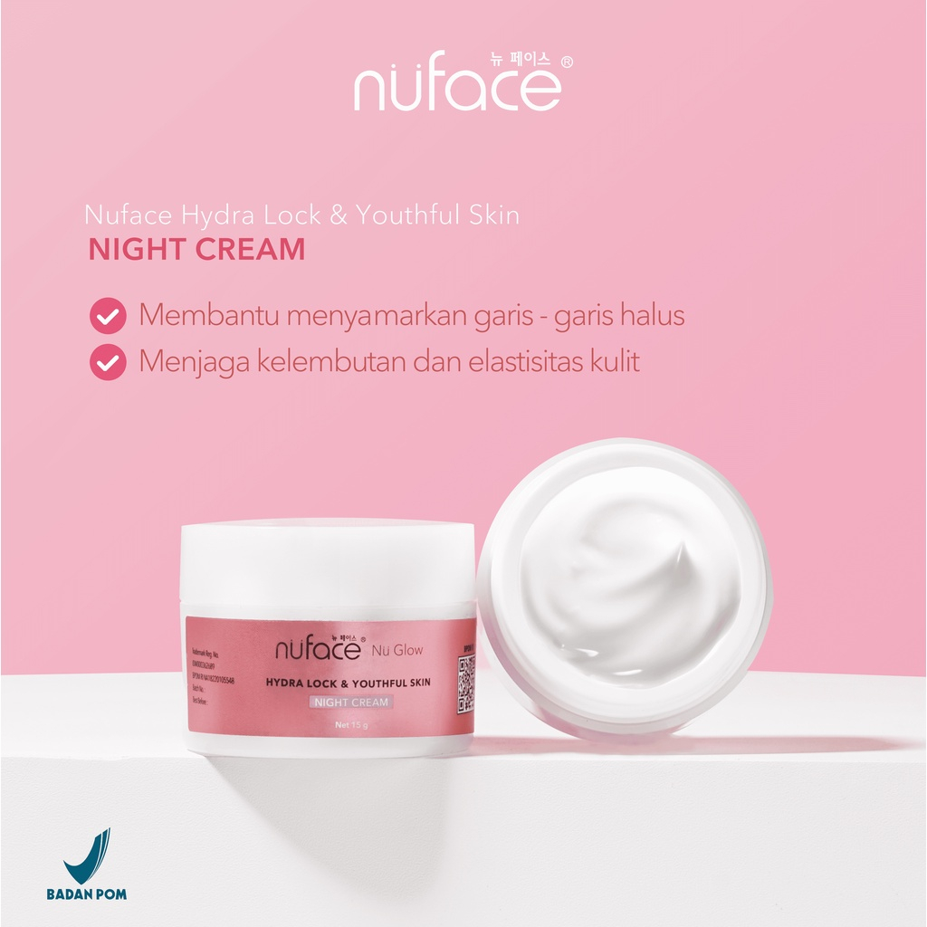 Nuface Nu Glow Hydra Lock &amp; Youthful Skin Day &amp; Night Cream