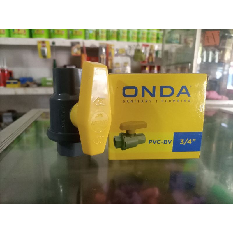 Stopkran Onda / Ballvalve Onda 1/2 dan 3/4 (pcs)