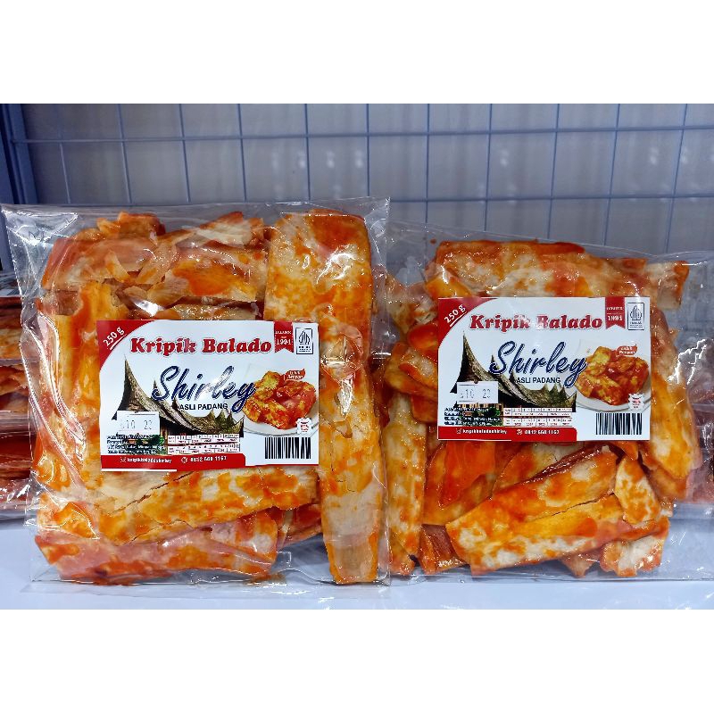 SHIRLEY KRIPIK BALADO /Kripik Singkong balado Asli Padang