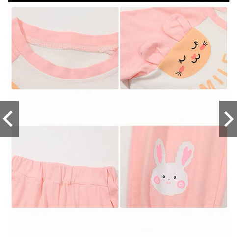 Setelan Anak Motif Smile Rabbit Anak Usia 1-5tahun