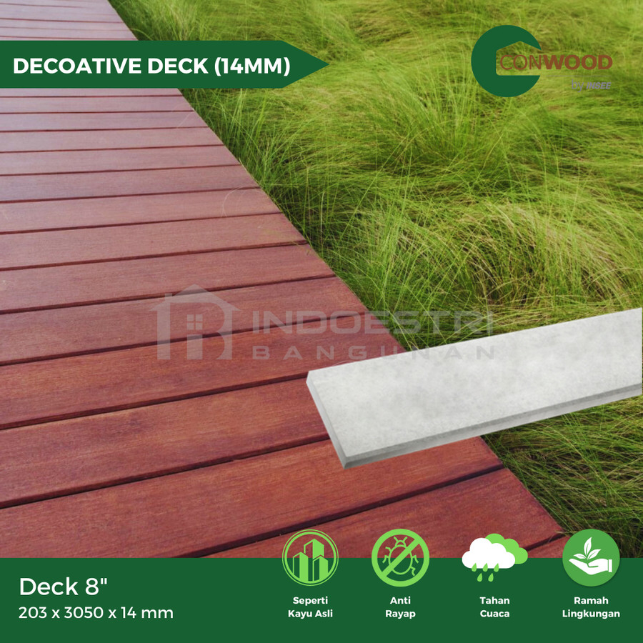 Conwood Deck 8" 14mm / Conwood Decorative Deck 8" (203 x 3050 x 14 mm)