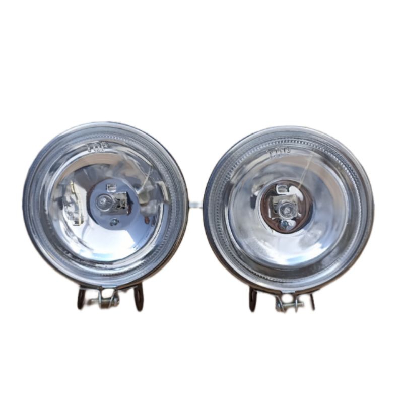 Lampu Tembak Sorot Kabut Fog Lamp Bulat Motor Mobil Truk 12Volt Putih