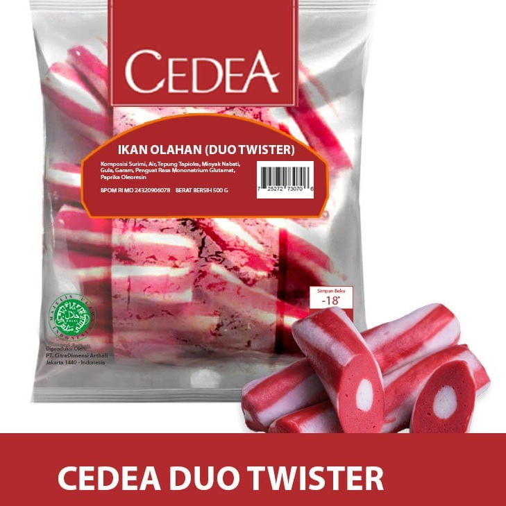 

FROZEN FOOD CEDEA DUO TWISTER 500GR - DISASS JOGJA