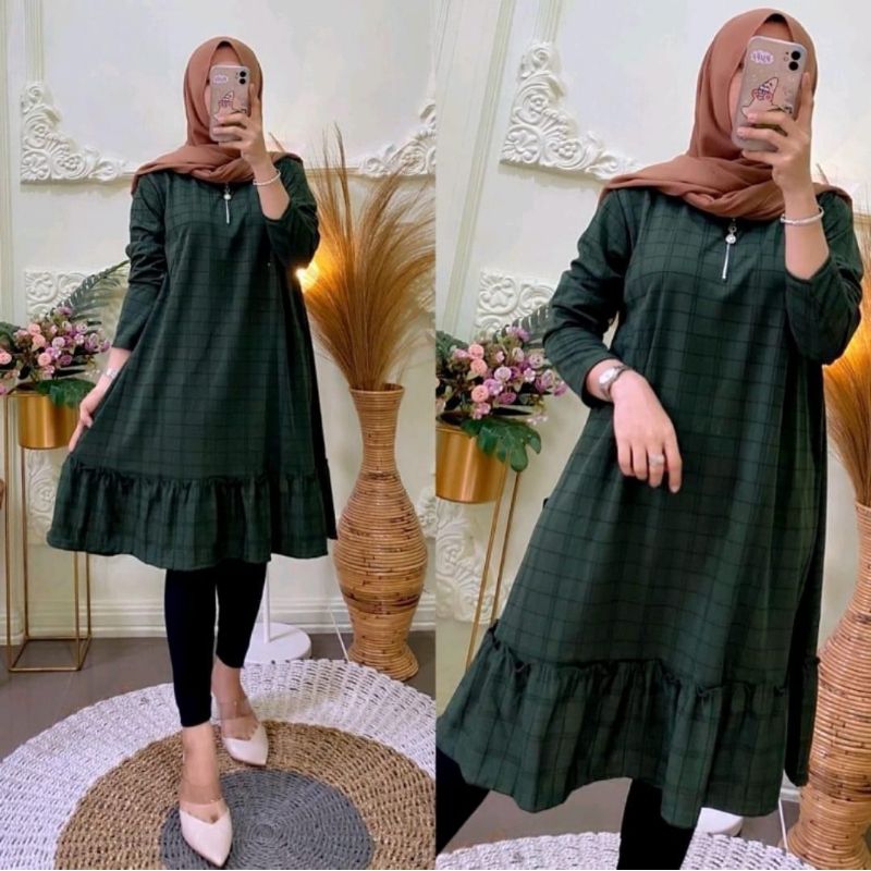 Tunic voxy premium // Tunik kotak voxy termurah