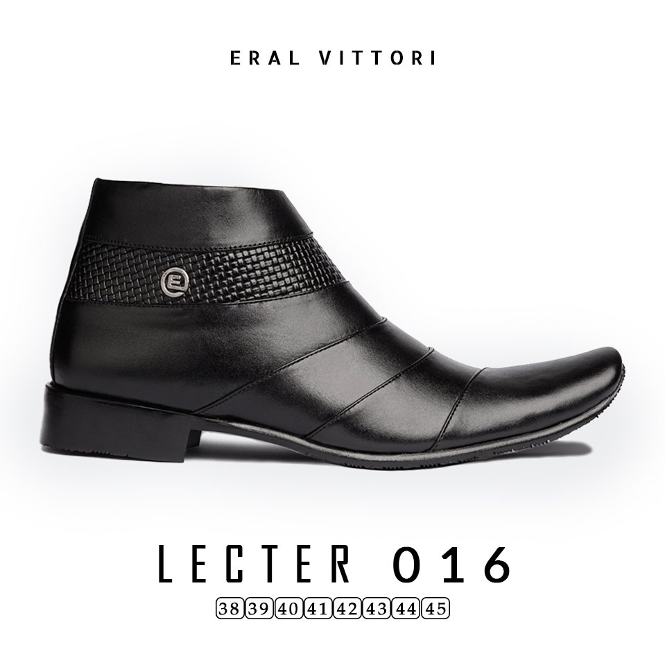 Eral Vittori - Lecter 016 Sepatu Pantofel Kulit Asli Formal Kantor Pria