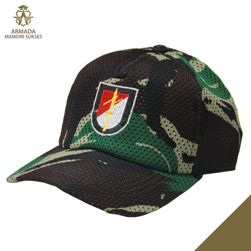 Topi Jaring Raider Loreng - Topi Raider Loreng