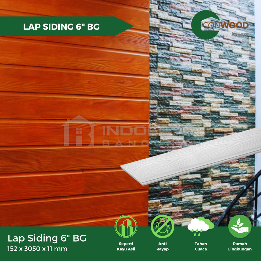 Conwood Lap Siding 6" BG / Conwood Wall Lap Siding (152 x 3050 x 11 mm)