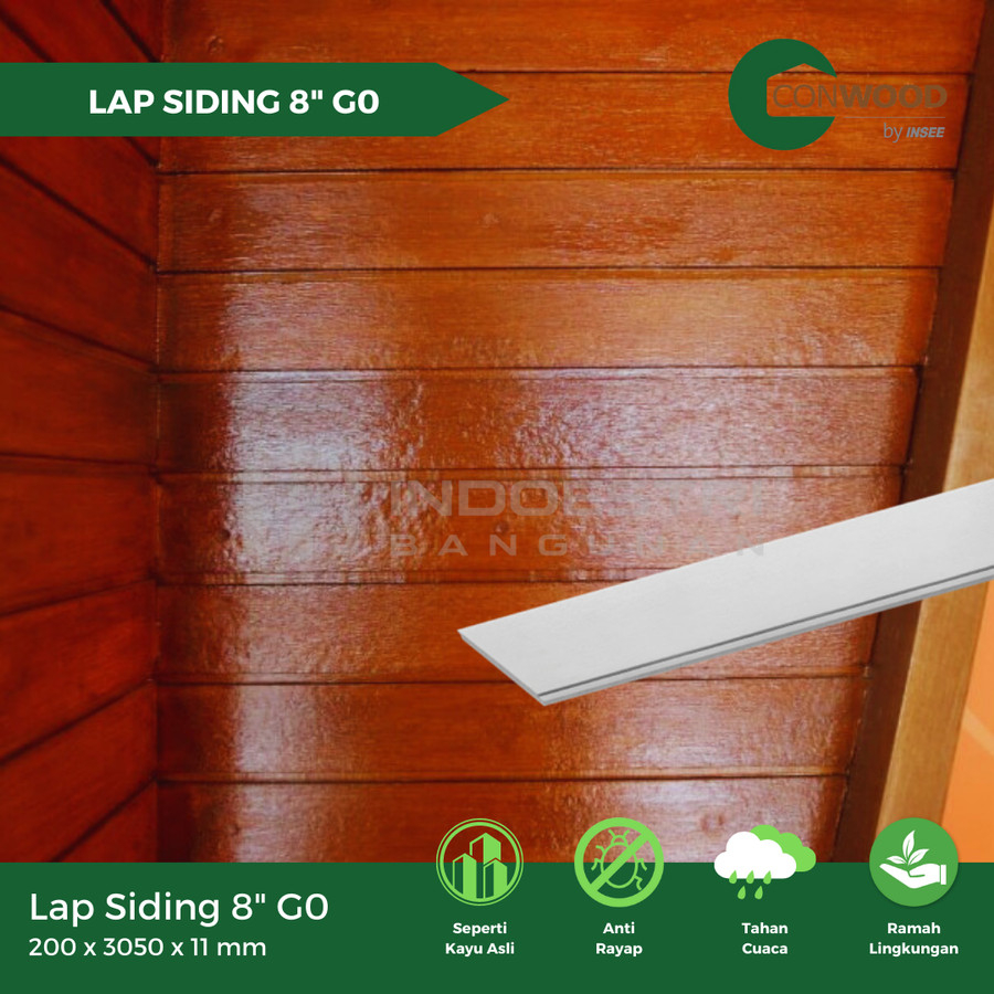 Conwood Lap Siding 8" G0 / Conwood Wall Lap Siding (200 x 3050 x 11 mm)